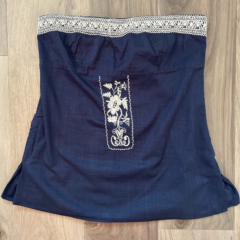 J Crew strapless top